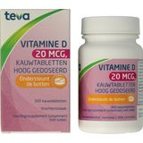 Teva Vitamine d 20 mcg 800ie 300 tabletten