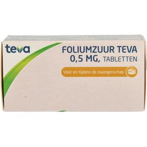Teva - Foliumzuur - 0.5 mg - 90 Tabletten