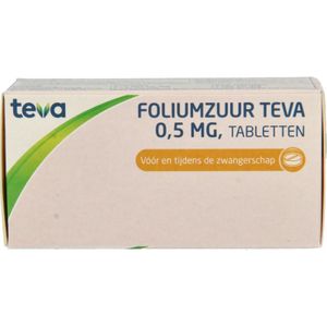 Teva Foliumzuur 0.5 mg  90 stuks