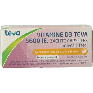 Vitamine D3 - Capsule - 60 Stuks - Cholecalciferol