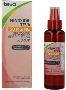 Minoxidil Teva - Oplossing - 50 mg/ml - Geneesmiddel voor Haargroei