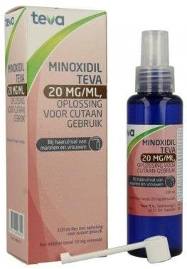 Minoxidil Teva - Oplossing - 20 mg/ml - Haargroeimiddel
