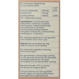 Teva - Calcium/Vitamine D - Voedingssupplement - 500mg/400IE - Kauwtablet