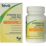 Teva - Vitamine B12 - Vitaminepreparaat - 1000 mcg - Met Zoetstof