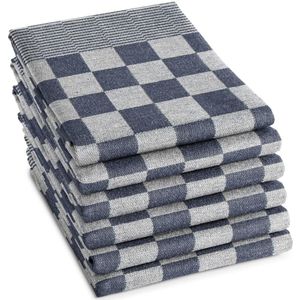 DDDDD - Barbeque - Theedoeken - Blauw - Set van 6