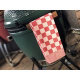 6x DDDDD theedoek barbecue 65x65 red -  Thee- & keukendoek - Huishoudelijk