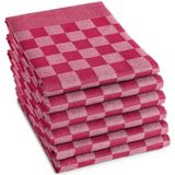 6x DDDDD theedoek barbecue 65x65 red -  Thee- & keukendoek - Huishoudelijk