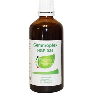 Balancepharma - HGP034 Gemmoplex - Kruidentincturen - Alcohol 20% - 50ml