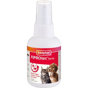 Beaphar Fiprotec Anti Vlooien en Teken Spray Hond en Kat 100 ml