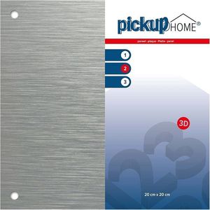 Pickup 3d Home Aluminium Plaat 20x20cm