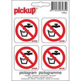 Pickup Sticker Vogels 10x10cm