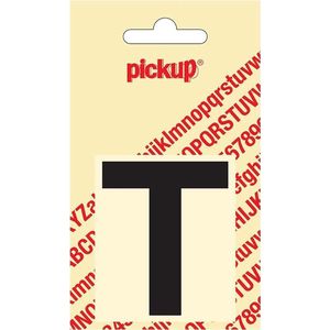 Pickup plakletter Helvetica 60 mm - zwart T