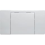 Plieger - Neckar - Bedieningspaneel Toilet - Wit - Frontbediening - 1 Start/Stop Knop