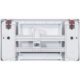 Plieger - Neckar - Bedieningspaneel Toilet - Wit - Frontbediening - 1 Start/Stop Knop