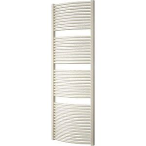 Designradiator bws odro gebogen met zijaansluiting 180,8x58,5 cm 1112 watt pergamon