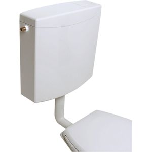 Plieger - Weser - Laaghangend Reservoir - Wit - Dualflush