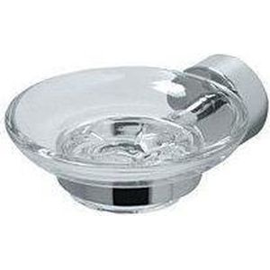 Plieger Globe zeepschaal glas inox
