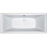 Plieger Corfu Duobad Extra Diep 180x80x48cm met Poten Wit