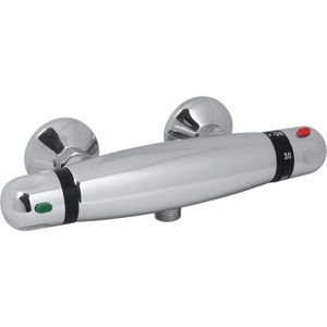 Plieger - Verano - Thermostatische Douchekraan - Chroom - 12 cm Hartafstand