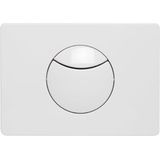 Plieger - Donau - Bedieningspaneel - Wit - 2 Knoppen Rond