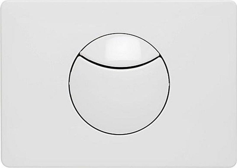 Plieger - Donau - Bedieningspaneel - Wit - 2 Knoppen Rond