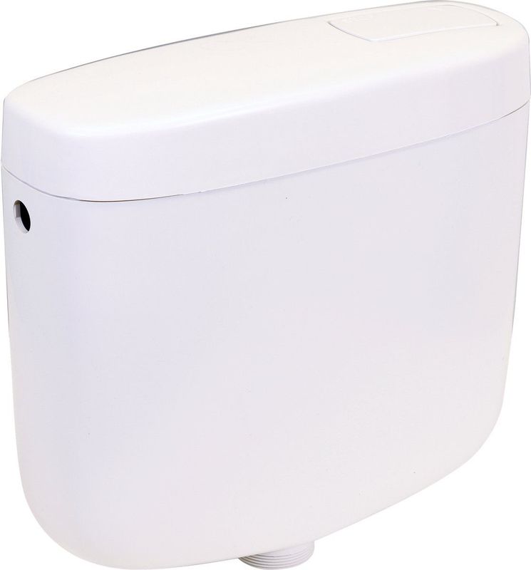 Plieger - Rhein - Laaghangend Reservoir - Wit - Single Flush