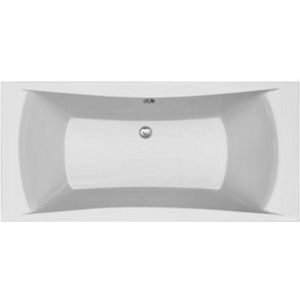 Plieger - Temple - Ligbad - Wit - Acryl - Extra Diep en Ruim