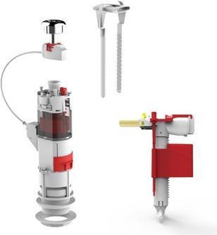 Plieger - Binnenwerk Dualflush - Toiletreservoir - Universeel - Keramisch