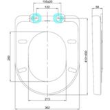 Toiletbril Plieger Plus-compact Quick Release Wit
