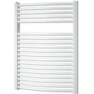 Plieger Onda designradiator horizontaal gebogen 764x585mm 528W antraciet metallic