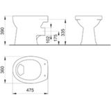 Plieger smart toiletpot vlakspoel pk
