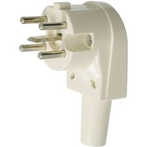 Plieger - Stekker Haaks Perilex - Crème