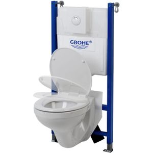 Inbouwreservoir Pack Grohe Solido Met Inbouwreservoir Dualfush Met Softclose Zitting Wit
