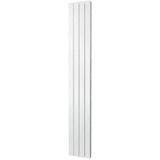 Designradiator plieger cavallino retto enkel 614 watt middenaansluiting 180x29,8 cm wit