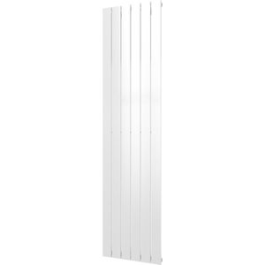Designradiator Plieger Cavallino Retto Enkel 910 Watt Middenaansluiting 180x45 cm Wit