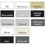Handdoekradiator - Covallina Retta Enkel - Zwart - 1800 x 450 mm