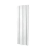 Designradiator plieger cavallino retto dubbel 1549 watt middenaansluiting 180x60,2 cm wit