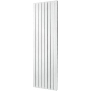 Designradiator plieger cavallino retto dubbel 1549 watt middenaansluiting 180x60,2 cm wit structuur