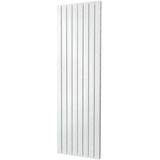 Designradiator plieger cavallino retto dubbel 1549 watt middenaansluiting 180x60,2 cm mat wit