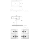 Plieger Austin Fonteinset – Fonteinset Toilet – Fonteinset Rechts – Wit Keramiek – Incl. Fonteinkraan en Sifon