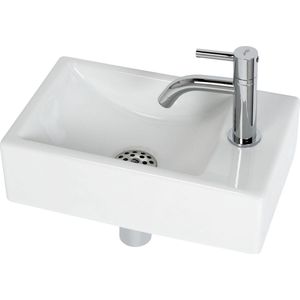 Plieger Fonteinset Austin 37x23 cm Wit Kraangat Rechts