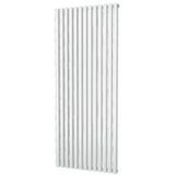 Designradiator plieger siena enkele variant 1422 watt middenaansluiting 180x60,6 cm wit