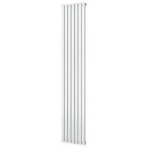 Plieger Siena designradiator verticaal enkel 1800x318mm 766W zwart grafiet (black graphite)