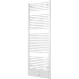 Designradiator bws locco middenaansluiting 177,5x60 cm 982 watt zilver metallic