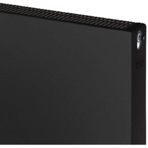 Plieger Compact flat paneelradiator compact vlakke plaat type 22 40x120cm 1377watt zwart 7340654