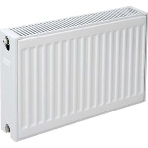 Plieger paneelradiator compact type 22 500x400mm 610W zilver metallic