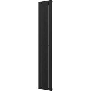 Handdoekradiator covallina retta enkel 1800x298 mm donker grijs structuur