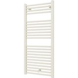 Designradiator bws palian met zijaansluiting 111,1x50 cm 519 watt wit structuur