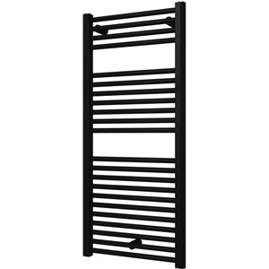 Designradiator BWS Palian met Zijaansluiting 111,1x50 cm 519 Watt Antraciet Metallic