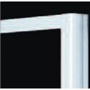 Inloopdouche zijwand plieger class 3mm glas 86/90x185 cm aluminium